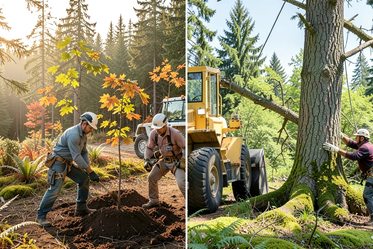 Crown thinning in Snoqualmie, King County, WA - Assess canopy condition and pruning objectives