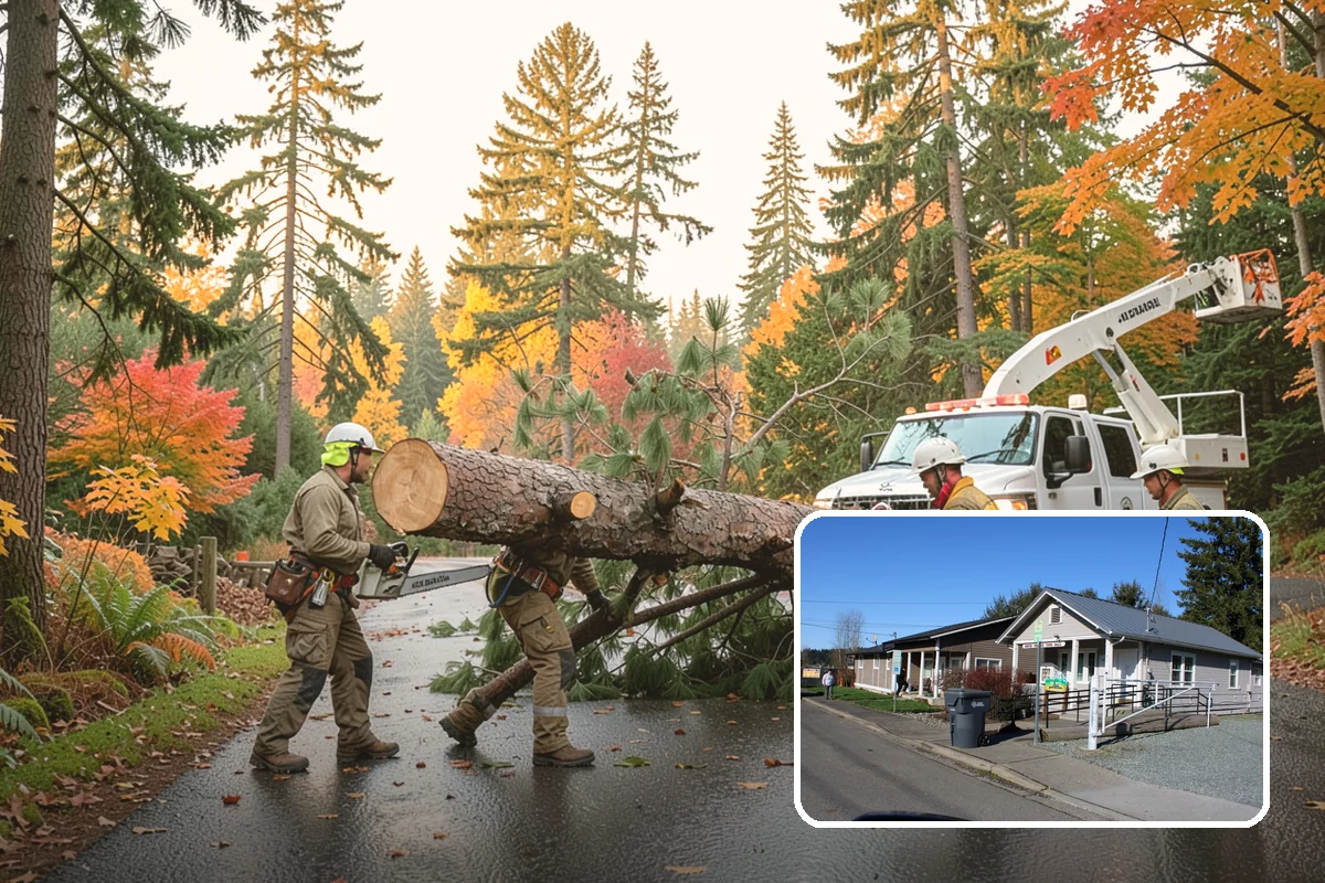 Crown thinning in South Prairie, Pierce County, WA - Improves tree structure, health, and appearance