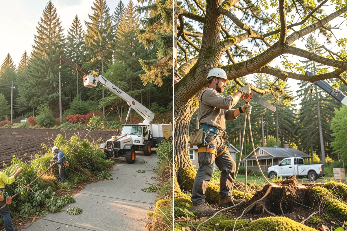 Crown thinning in Steilacoom, Pierce County, WA - Assess canopy condition and pruning objectives