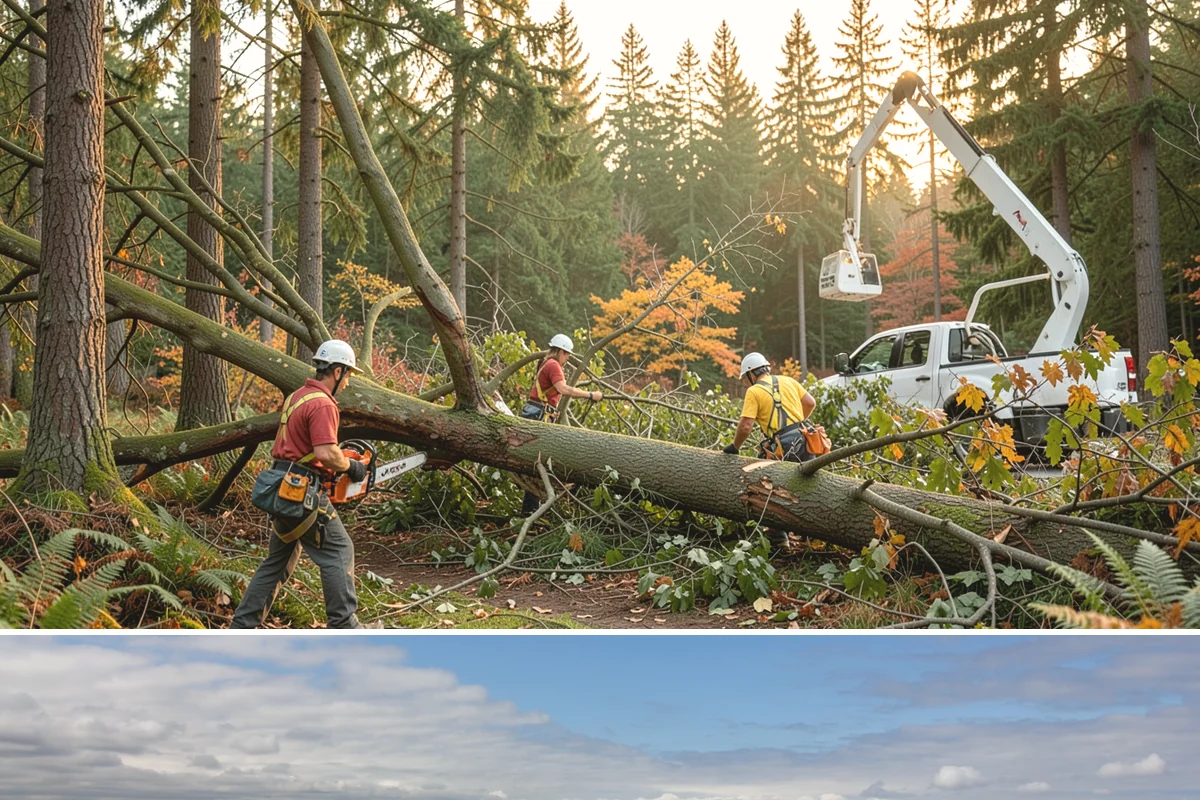 Crown thinning in University Place, Pierce County, WA - In the Puget Sound climate, this service should avoid late spring to early summer when many native trees are actively transpiring