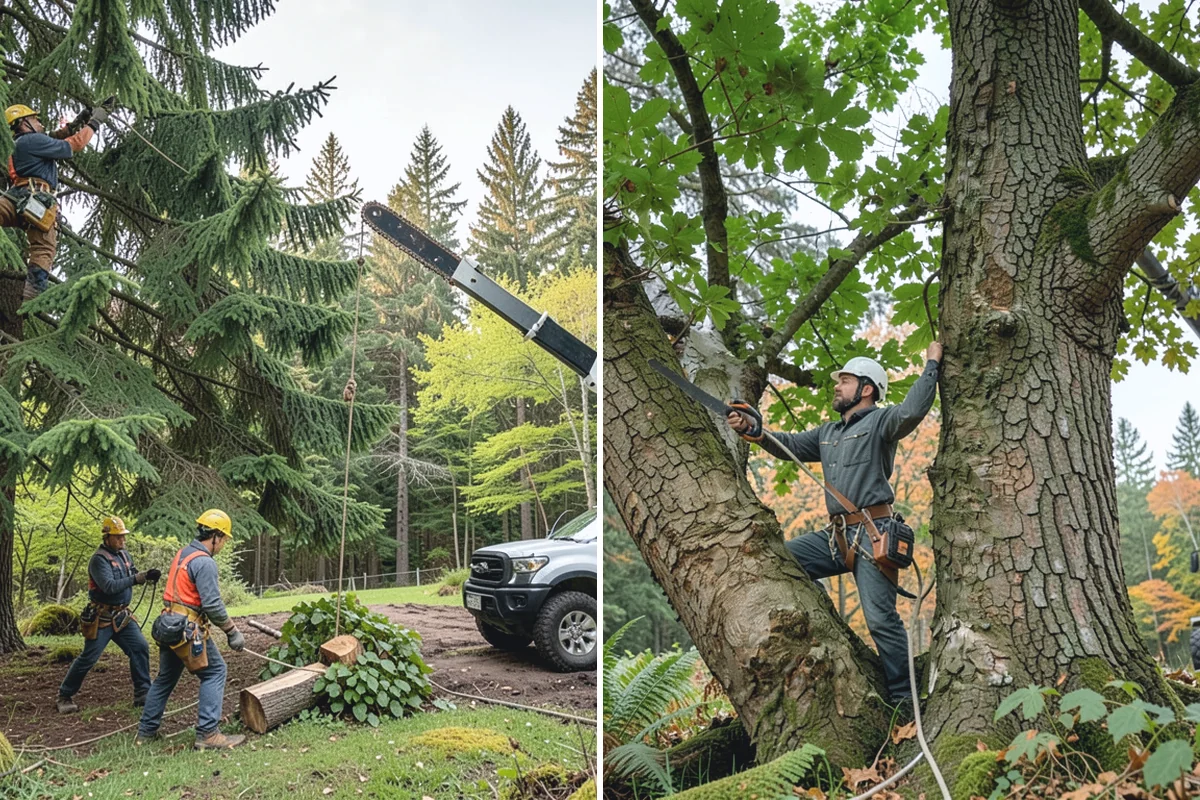 Crown thinning in Wilkeson, Pierce County, WA - Assess canopy condition and pruning objectives