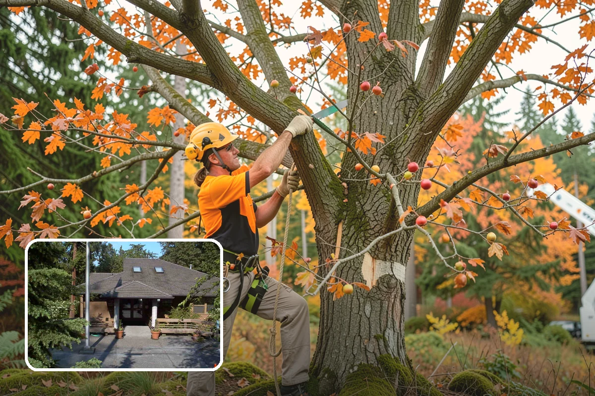 Crown thinning in Yarrow Point, King County, WA - Improves tree structure, health, and appearance