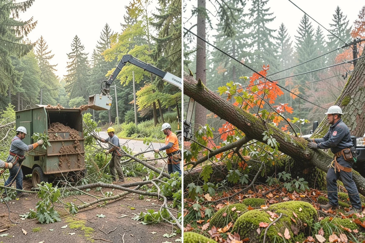 Crown thinning in Yarrow Point, King County, WA - Assess canopy condition and pruning objectives