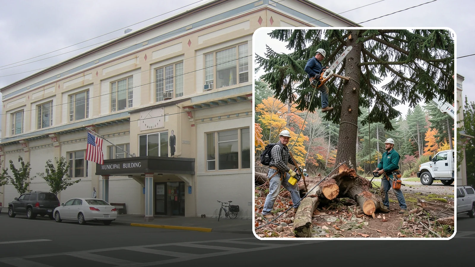 Dead tree removal in Anacortes, Skagit County, WA - The removal of dead trees that no longer have living tissue.