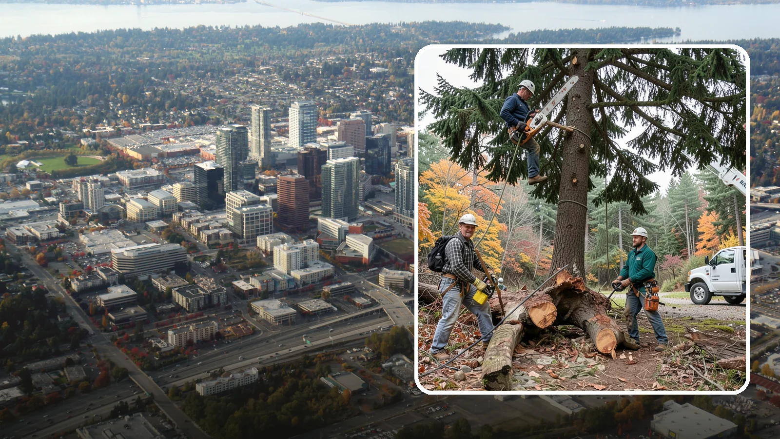 Dead tree removal in Bellevue, King County, WA - The removal of dead trees that no longer have living tissue.