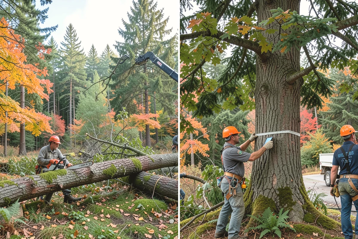 Dead tree removal in Black Diamond, King County, WA - On-site assessment and hazard evaluation
