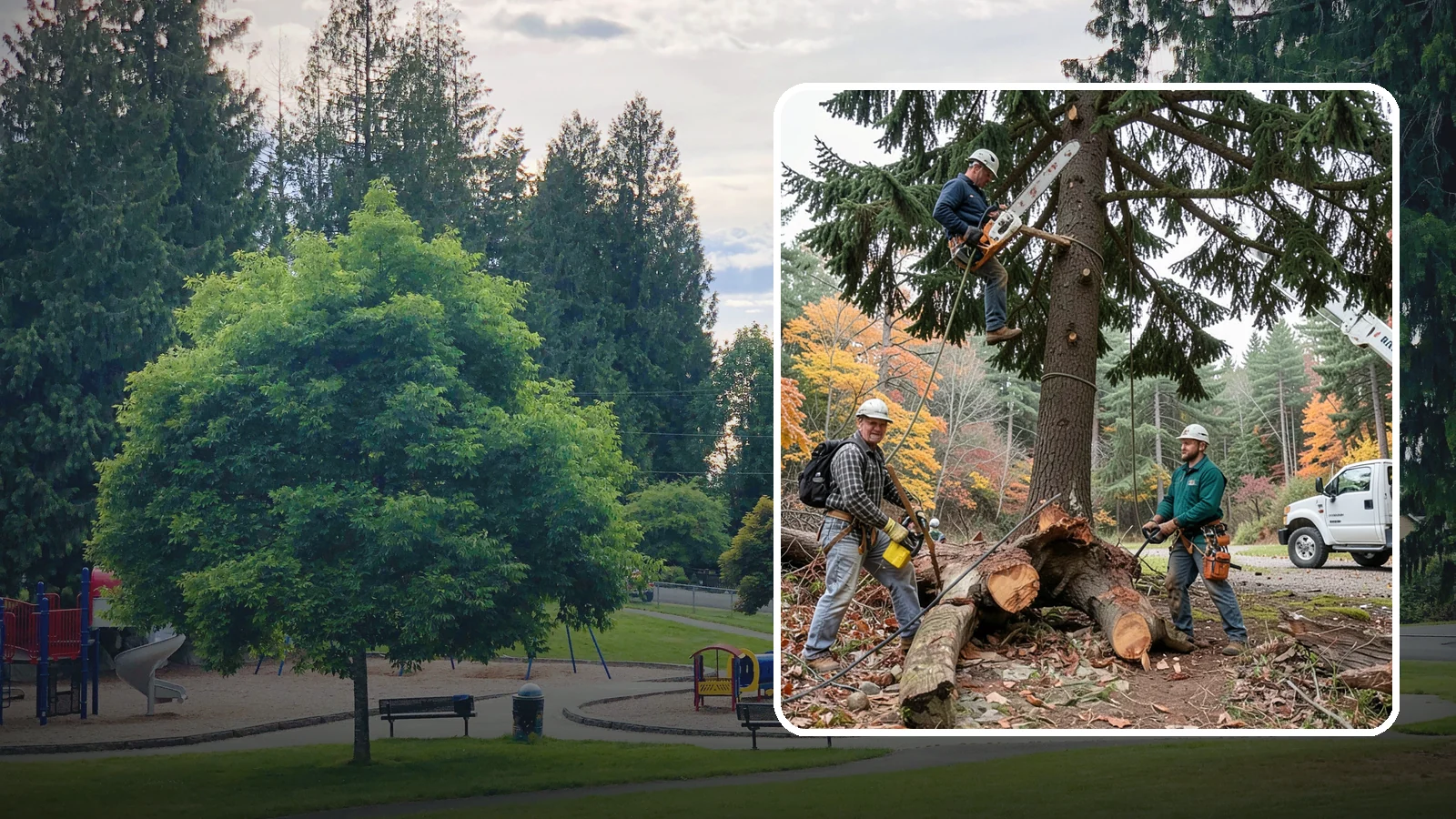 Dead tree removal in Bonney Lake, Pierce County, WA - The removal of dead trees that no longer have living tissue.