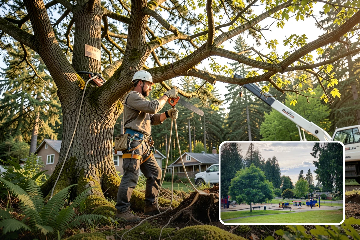 Dead tree removal in Bonney Lake, Pierce County, WA - Removes safety hazards and reduces liability