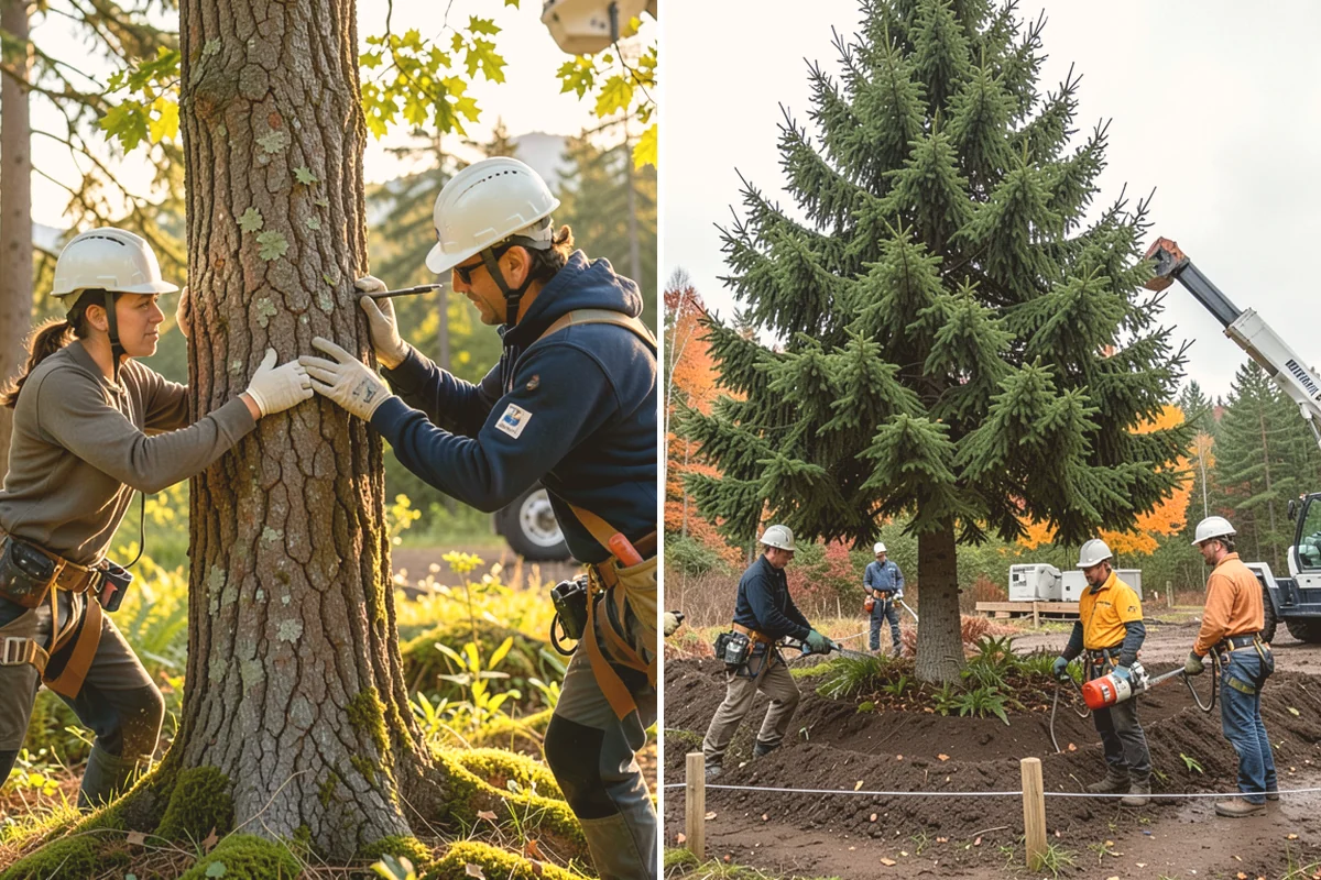 Dead tree removal in Bothell, King County, WA - On-site assessment and hazard evaluation