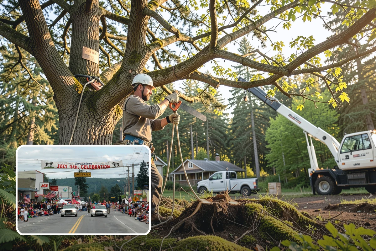 Dead tree removal in Carnation, King County, WA - Removes safety hazards and reduces liability