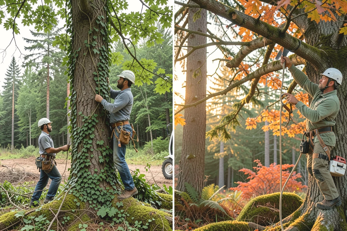 Dead tree removal in Carnation, King County, WA - On-site assessment and hazard evaluation