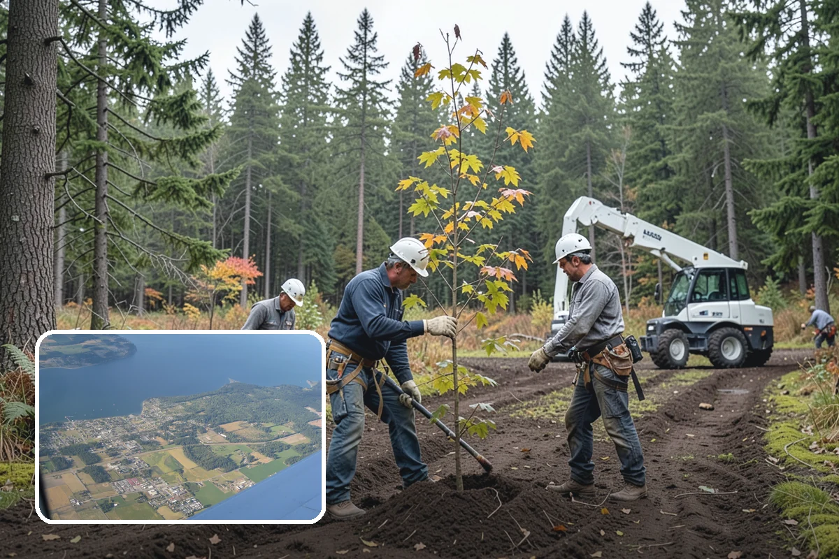 Dead tree removal in Coupeville, Island County, WA - Removes safety hazards and reduces liability