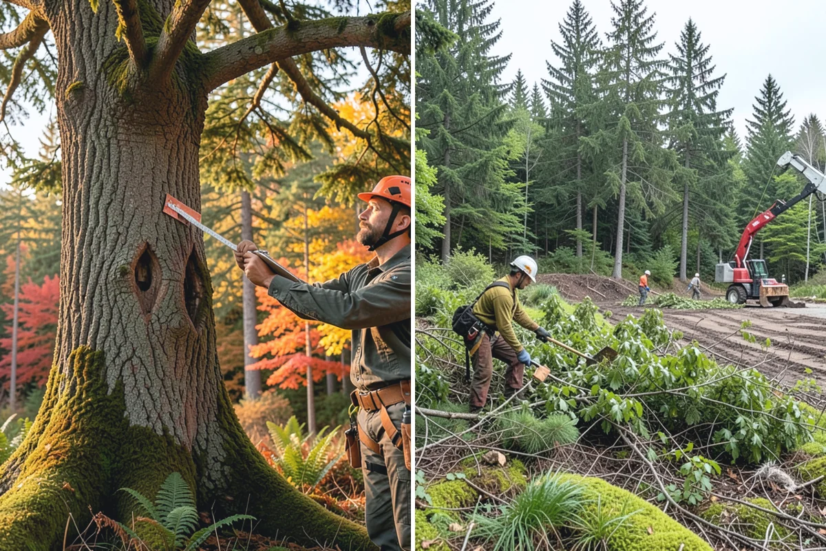 Dead tree removal in Coupeville, Island County, WA - On-site assessment and hazard evaluation