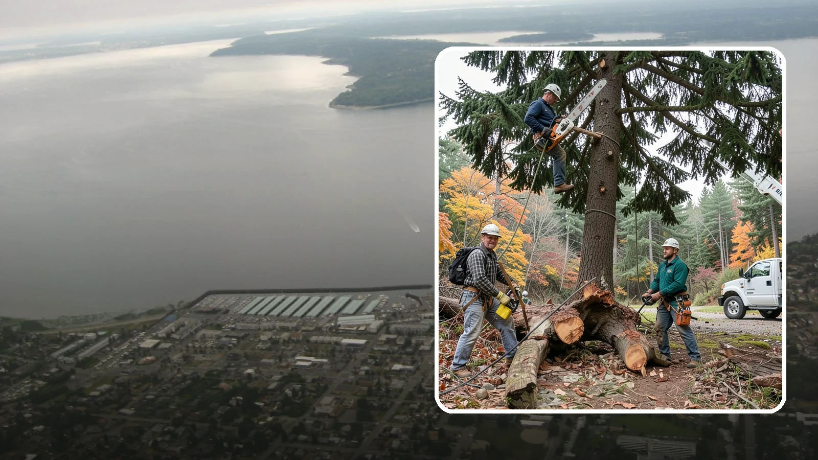 Dead tree removal in Des Moines, King County, WA - The removal of dead trees that no longer have living tissue.
