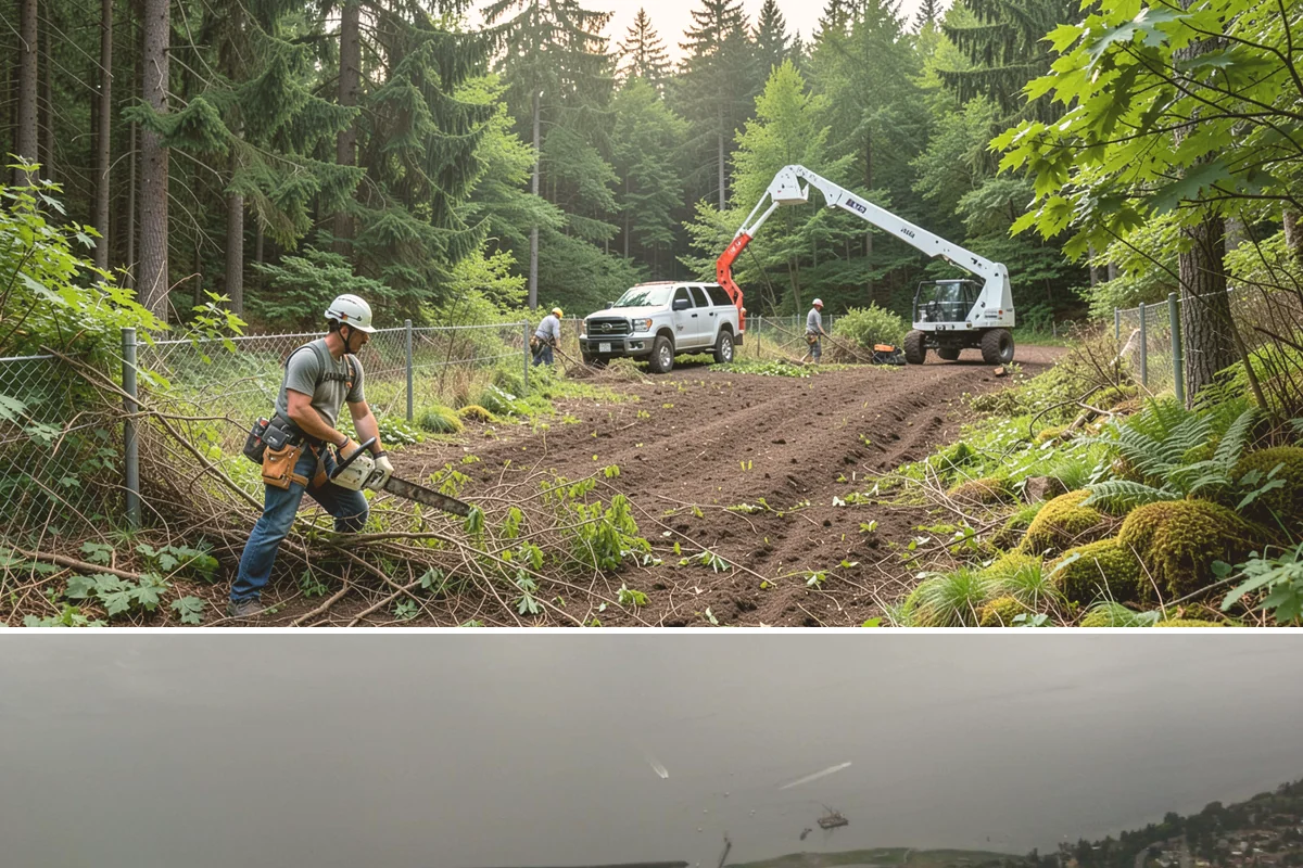 Dead tree removal in Des Moines, King County, WA - In the Puget Sound climate, dead tree removal can be performed year-round but is often scheduled during dry seasons when frozen...