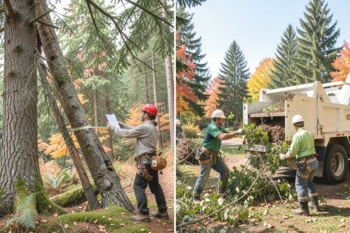Dead tree removal in Duvall, King County, WA - On-site assessment and hazard evaluation
