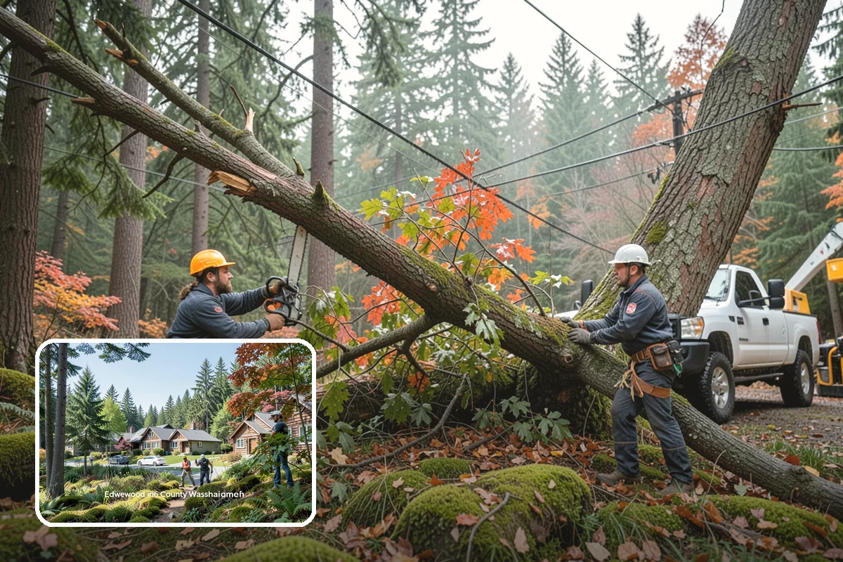Dead tree removal in Edgewood, Pierce County, WA - Removes safety hazards and reduces liability