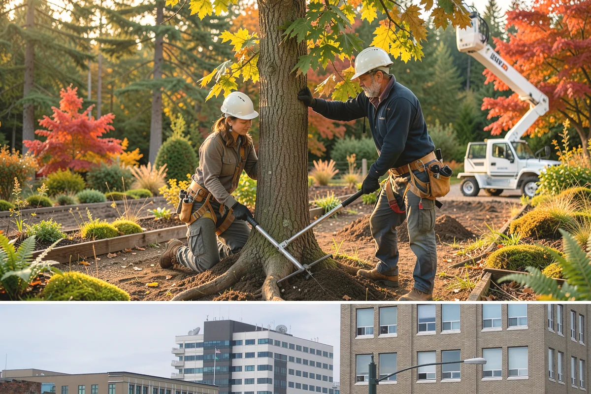 Dead tree removal in Everett, Snohomish County, WA - In the Puget Sound climate, dead tree removal can be performed year-round but is often scheduled during dry seasons when frozen...
