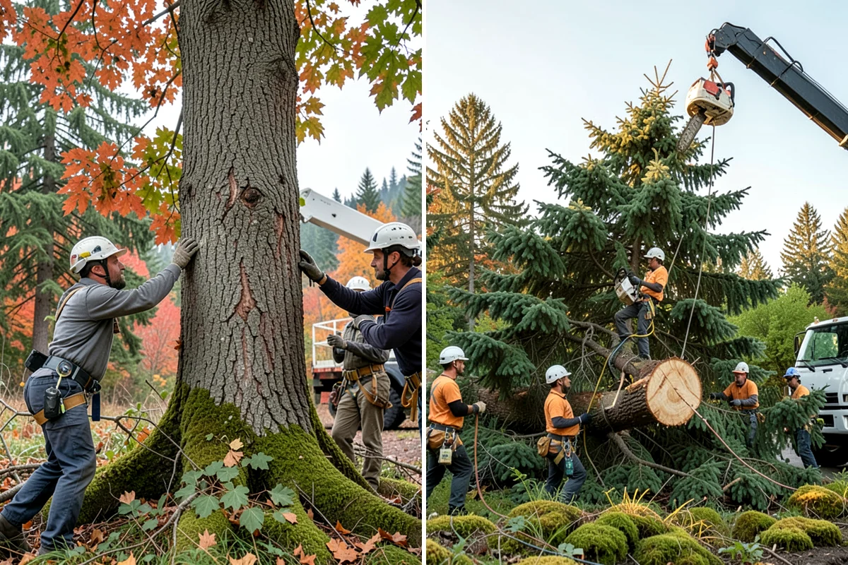 Dead tree removal in Federal Way, King County, WA - On-site assessment and hazard evaluation