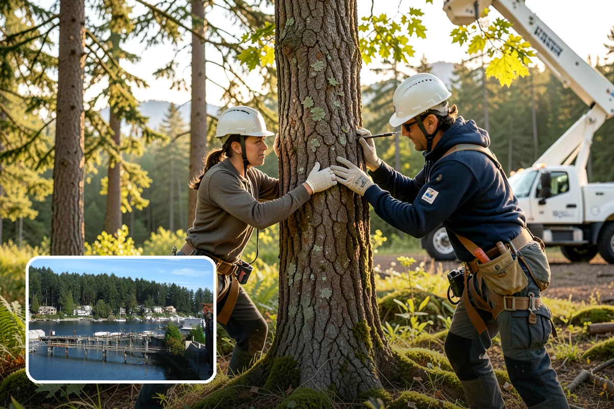 Dead tree removal in Gig Harbor, Pierce County, WA - Removes safety hazards and reduces liability