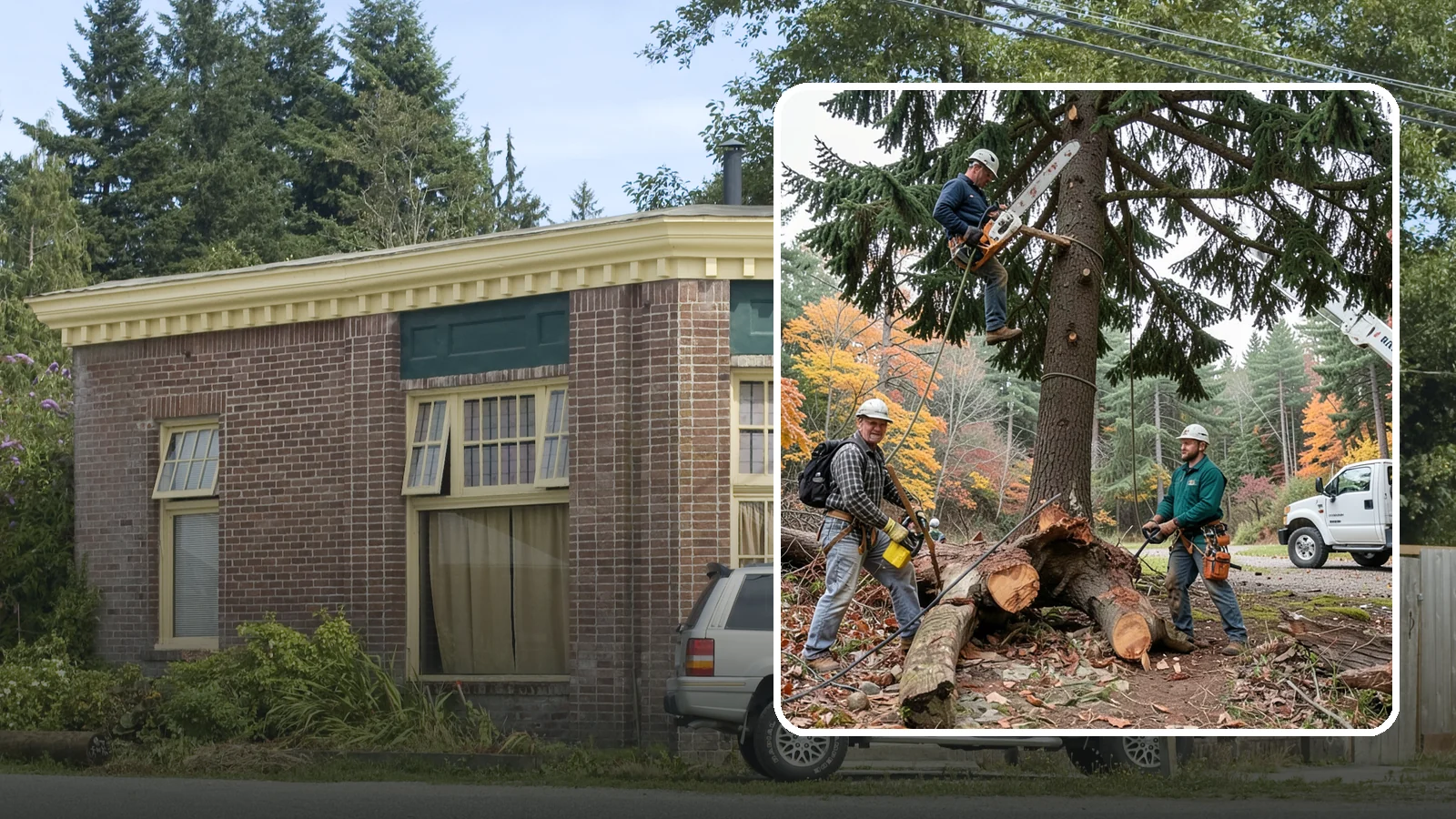 Dead tree removal in Hamilton, Skagit County, WA - The removal of dead trees that no longer have living tissue.