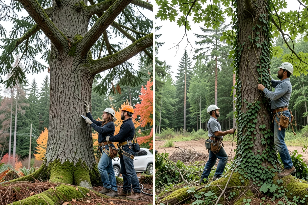 Dead tree removal in Hunts Point, King County, WA - On-site assessment and hazard evaluation