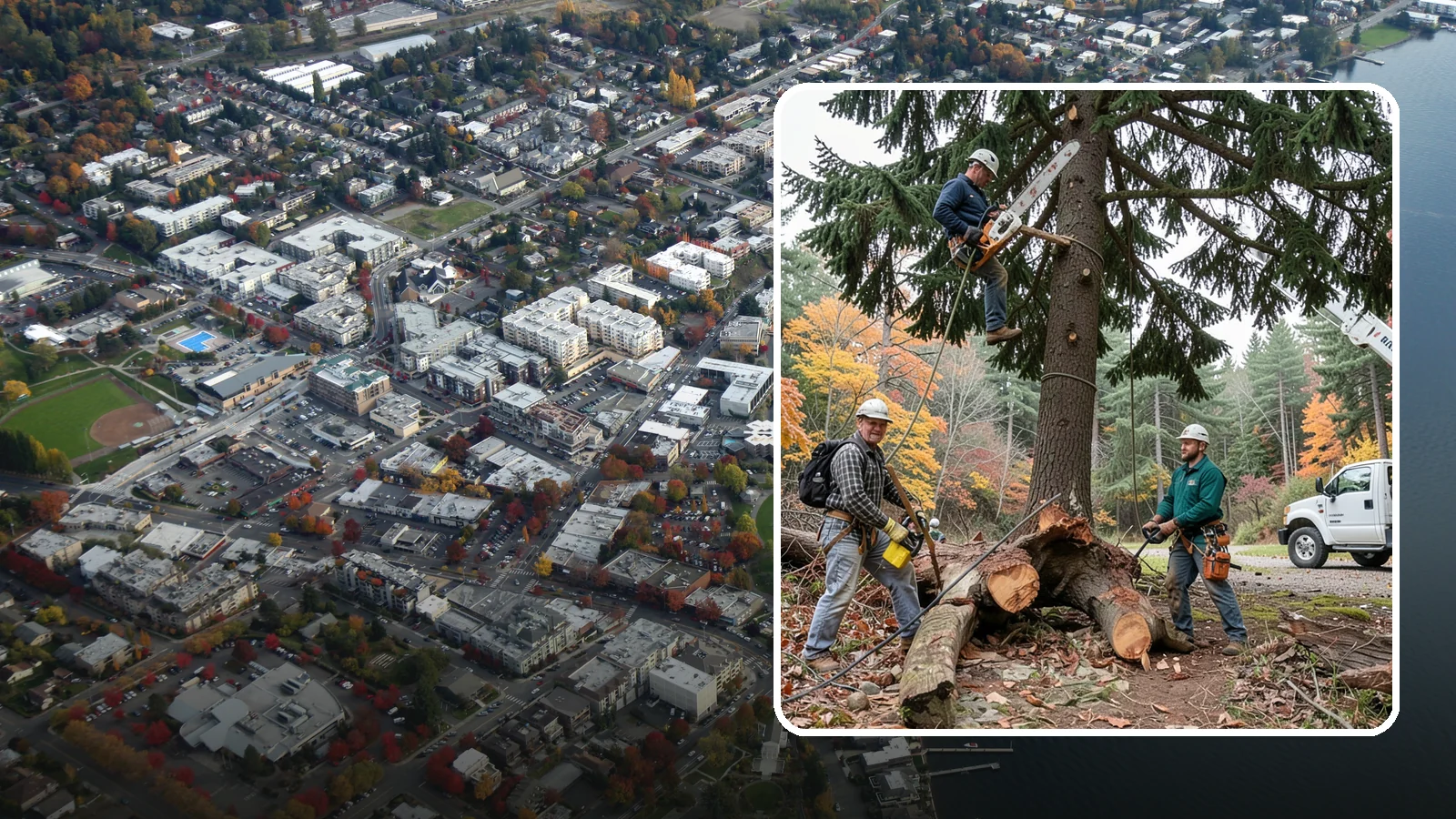 Dead tree removal in Kirkland, King County, WA - The removal of dead trees that no longer have living tissue.