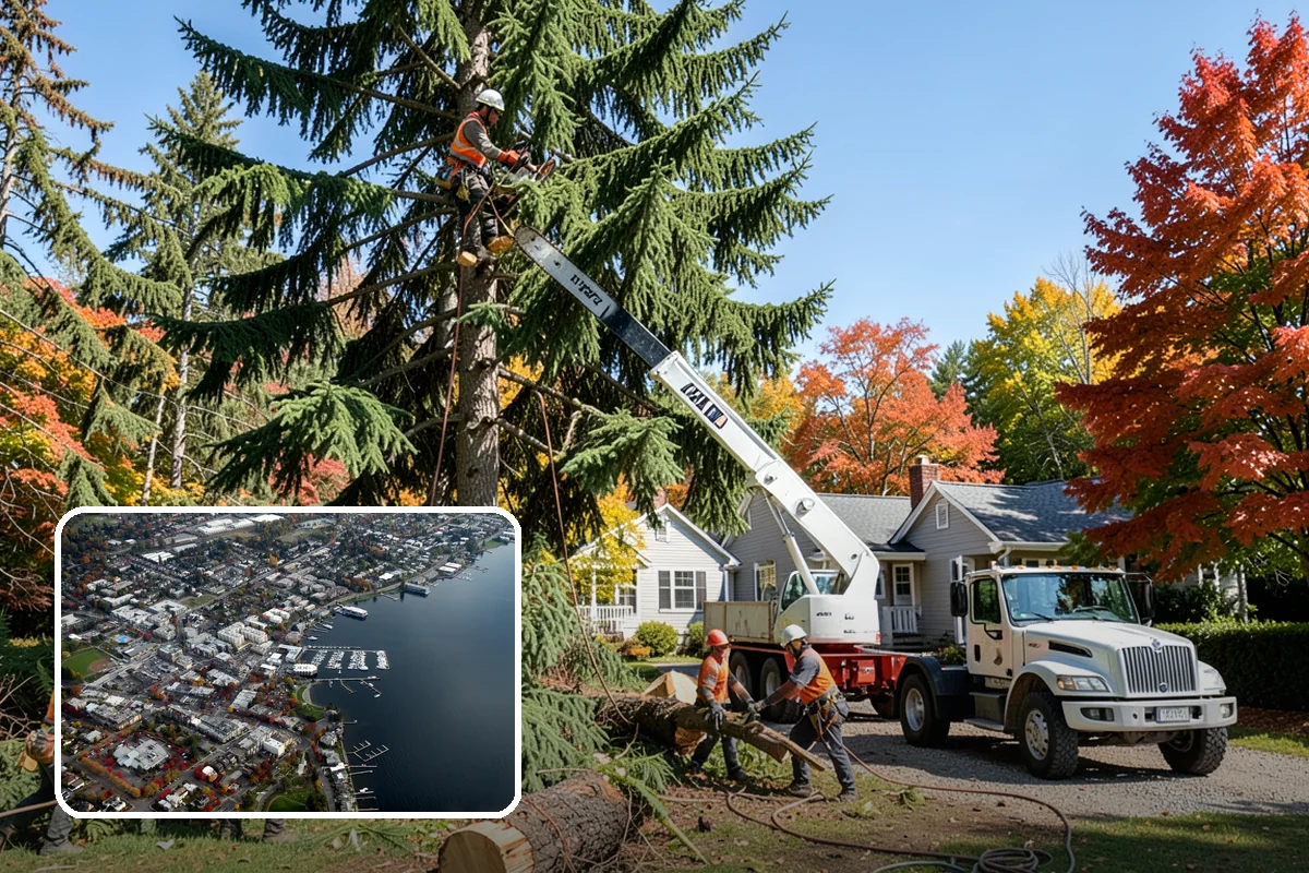 Dead tree removal in Kirkland, King County, WA - Removes safety hazards and reduces liability
