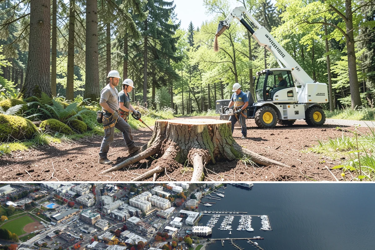 Dead tree removal in Kirkland, King County, WA - In the Puget Sound climate, dead tree removal can be performed year-round but is often scheduled during dry seasons when frozen...