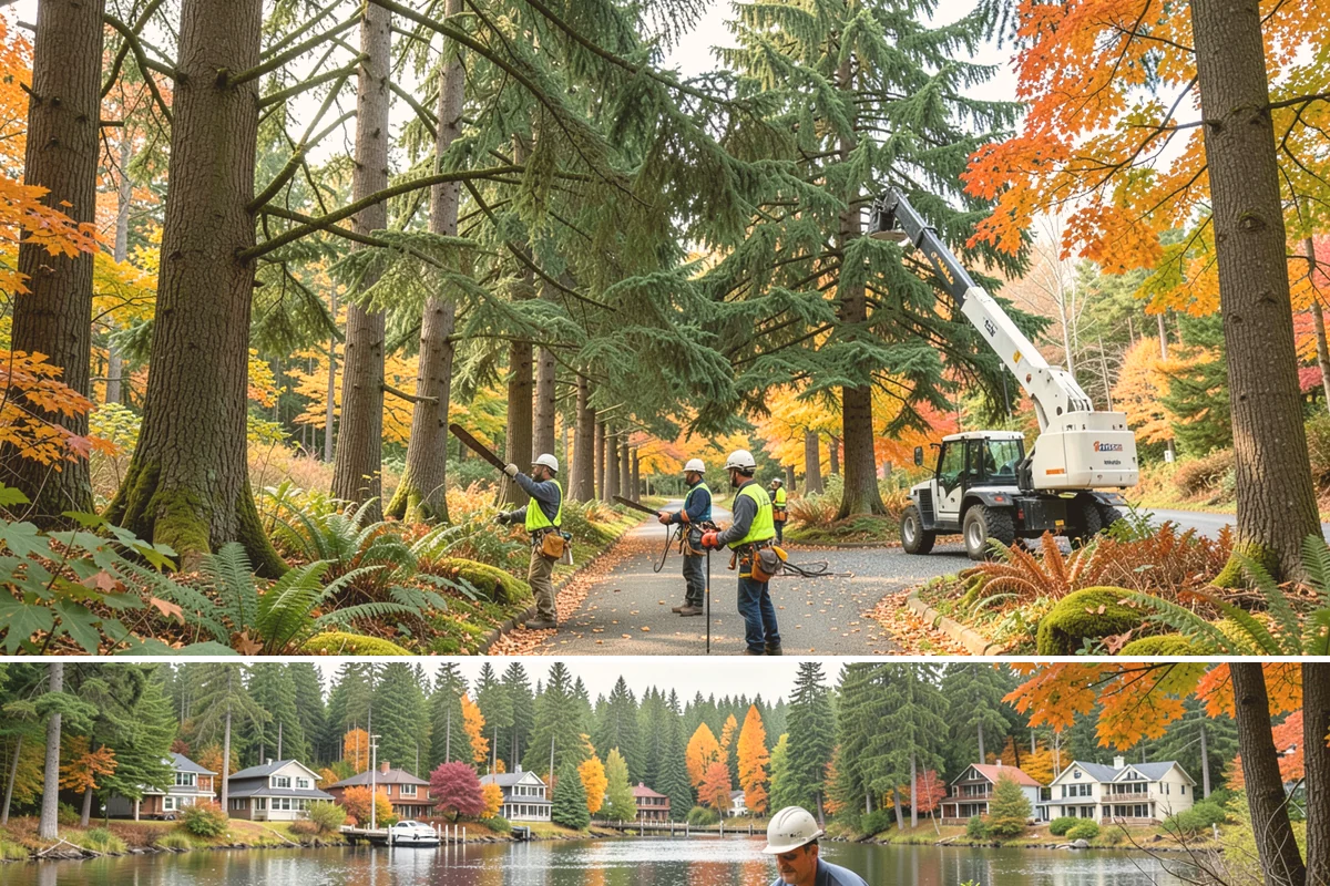 Dead tree removal in La Conner, Skagit County, WA - In the Puget Sound climate, dead tree removal can be performed year-round but is often scheduled during dry seasons when frozen...