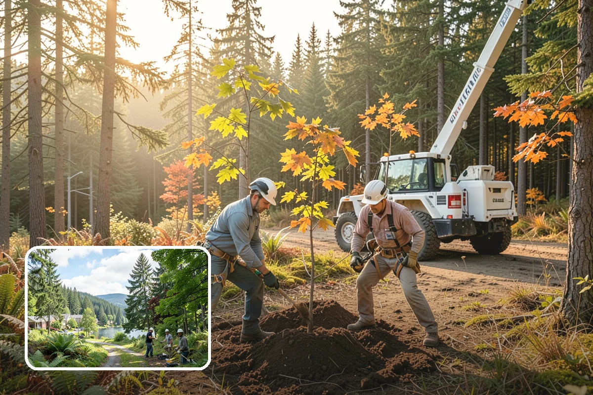 Dead tree removal in Lake Forest Park, King County, WA - Removes safety hazards and reduces liability