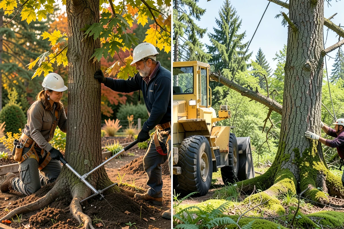 Dead tree removal in Lake Forest Park, King County, WA - On-site assessment and hazard evaluation