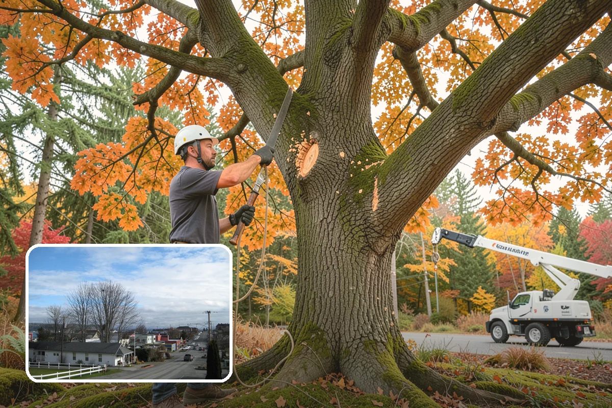 Dead tree removal in Langley, Island County, WA - Removes safety hazards and reduces liability