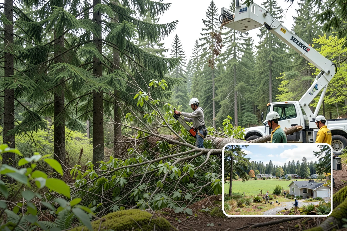 Dead tree removal in Lyman, Skagit County, WA - Removes safety hazards and reduces liability