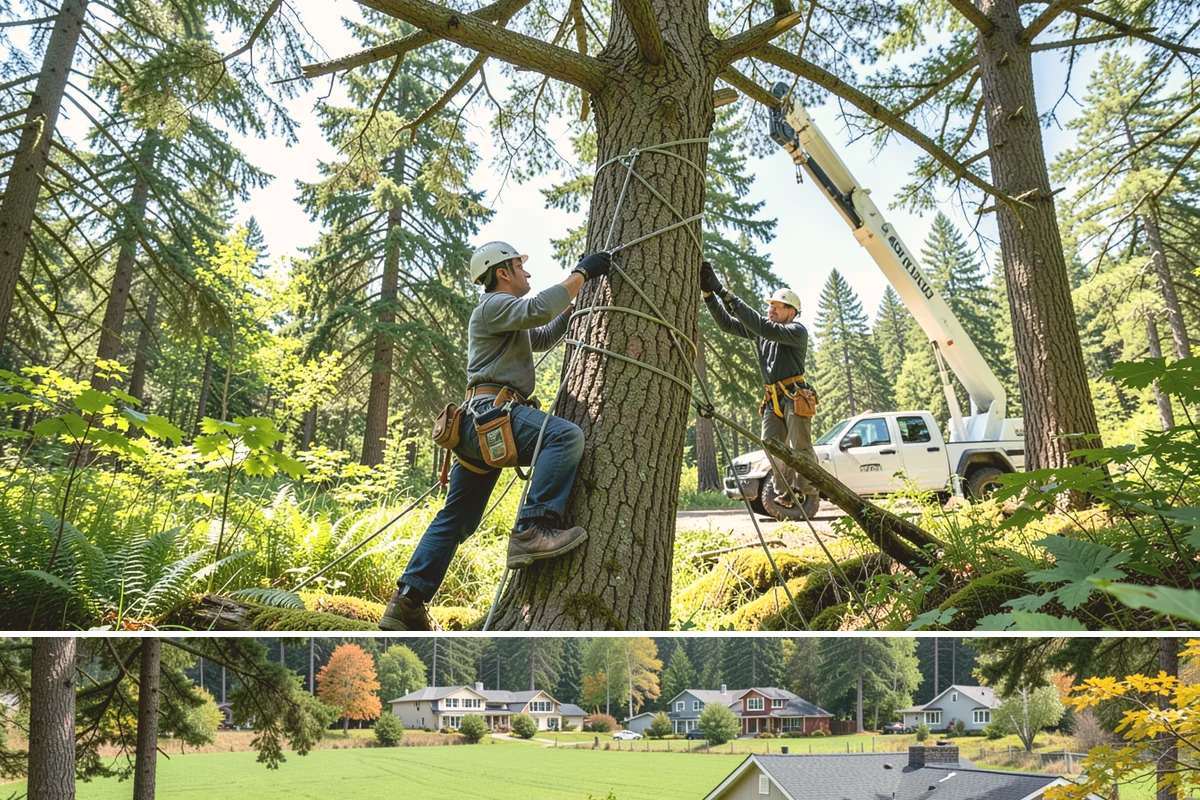 Dead tree removal in Lyman, Skagit County, WA - In the Puget Sound climate, dead tree removal can be performed year-round but is often scheduled during dry seasons when frozen...