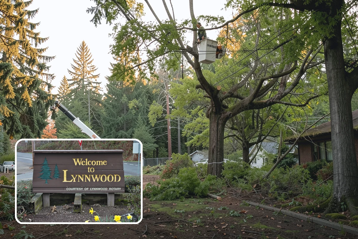Dead tree removal in Lynnwood, Snohomish County, WA - Removes safety hazards and reduces liability