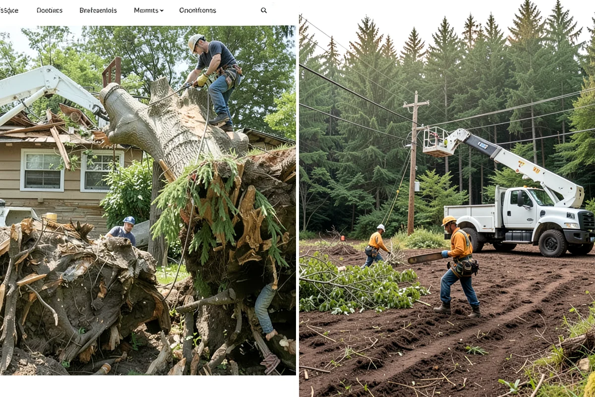 Dead tree removal in Maple Valley, King County, WA - On-site assessment and hazard evaluation