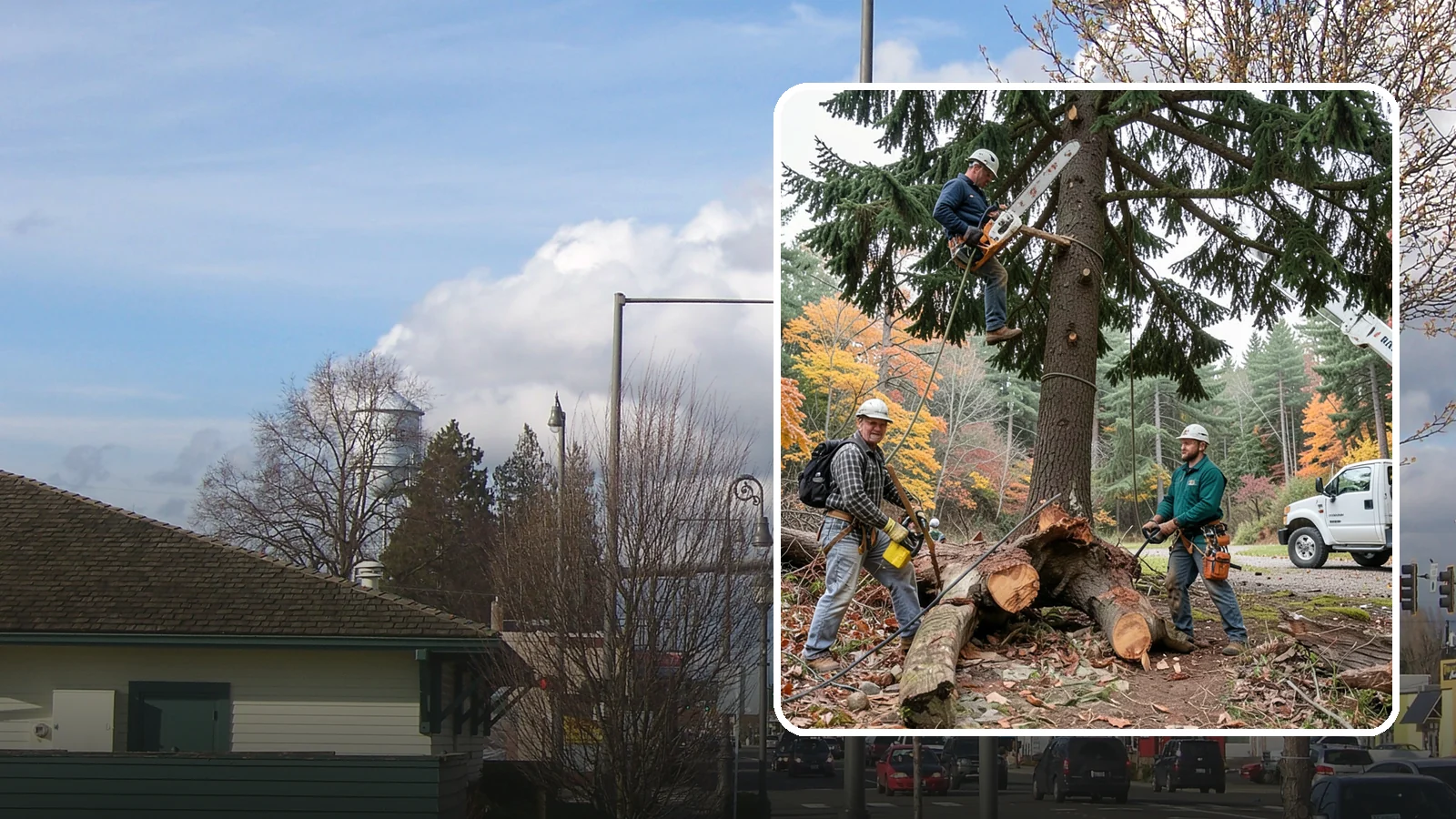 Dead tree removal in Marysville, Snohomish County, WA - The removal of dead trees that no longer have living tissue.