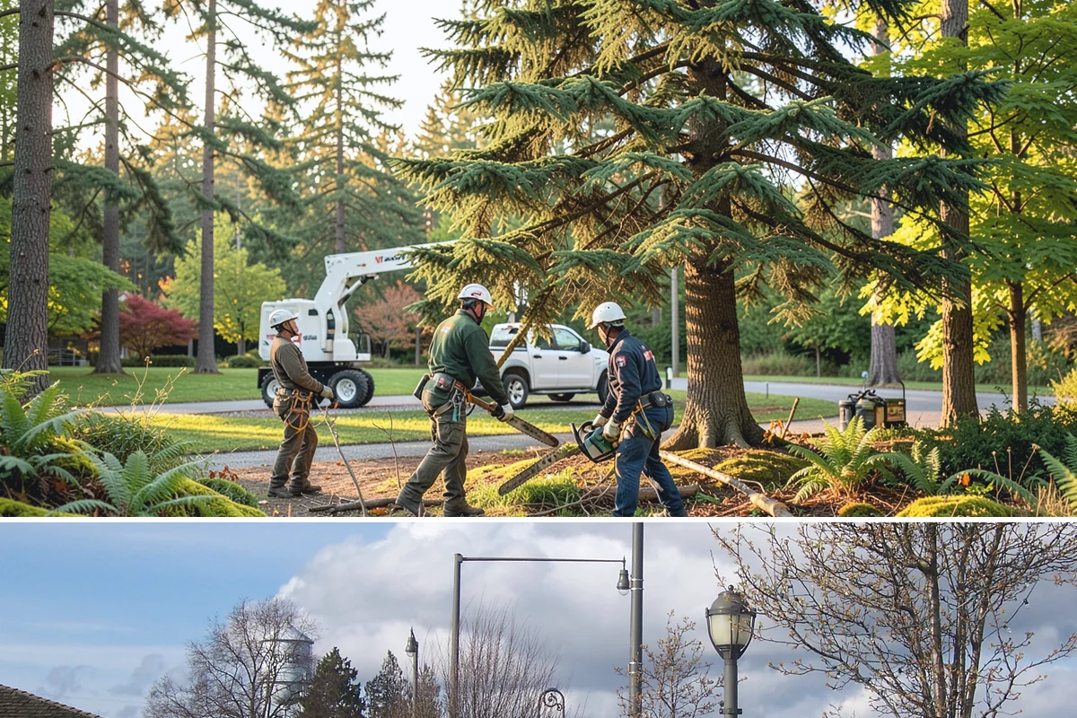 Dead tree removal in Marysville, Snohomish County, WA - In the Puget Sound climate, dead tree removal can be performed year-round but is often scheduled during dry seasons when frozen...