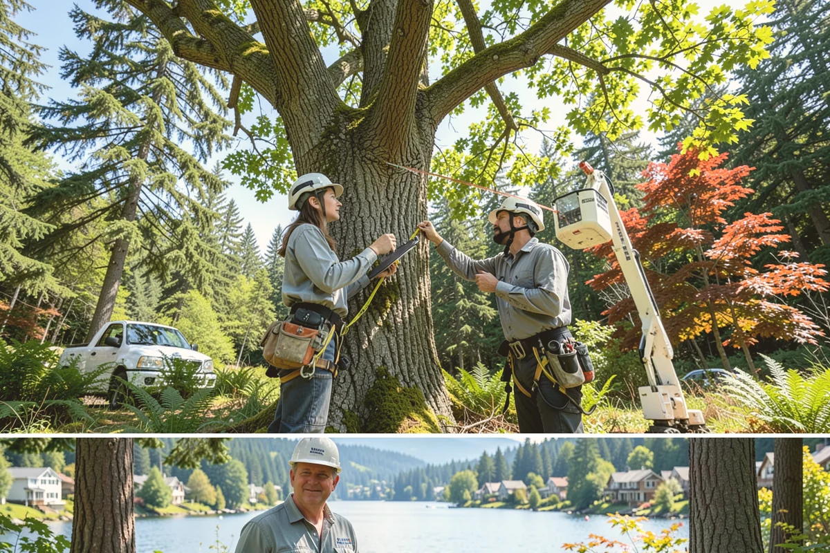Dead tree removal in Milton, King County, WA - In the Puget Sound climate, dead tree removal can be performed year-round but is often scheduled during dry seasons when frozen...
