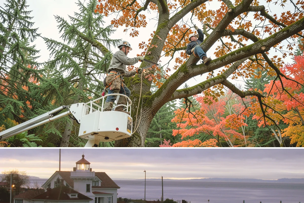 Dead tree removal in Mukilteo, Snohomish County, WA - In the Puget Sound climate, dead tree removal can be performed year-round but is often scheduled during dry seasons when frozen...