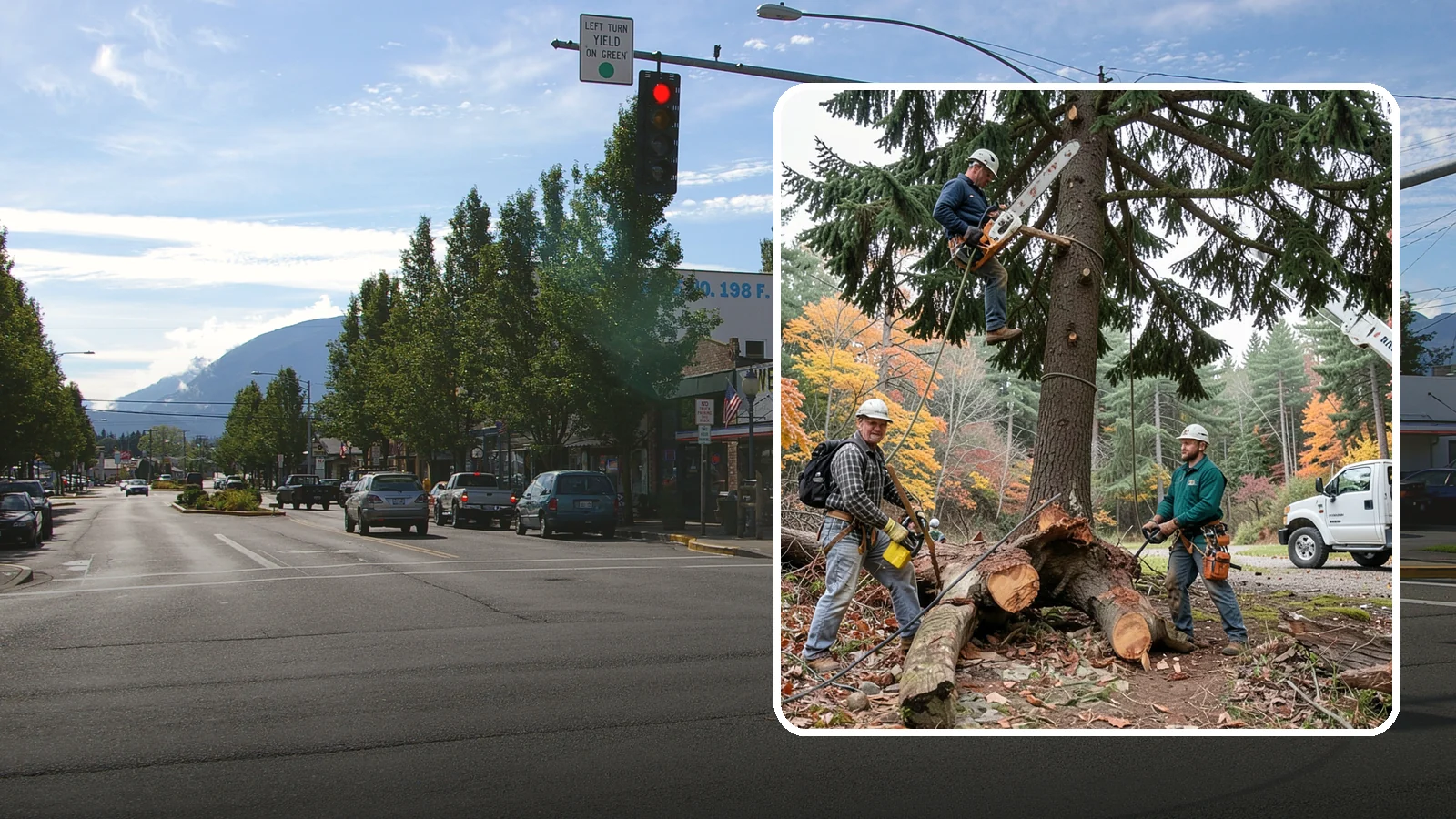 Dead tree removal in North Bend, King County, WA - The removal of dead trees that no longer have living tissue.