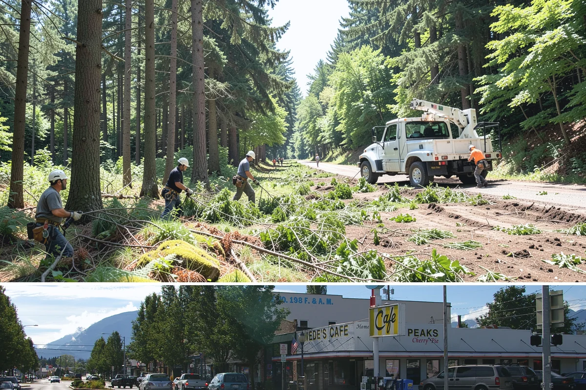 Dead tree removal in North Bend, King County, WA - In the Puget Sound climate, dead tree removal can be performed year-round but is often scheduled during dry seasons when frozen...