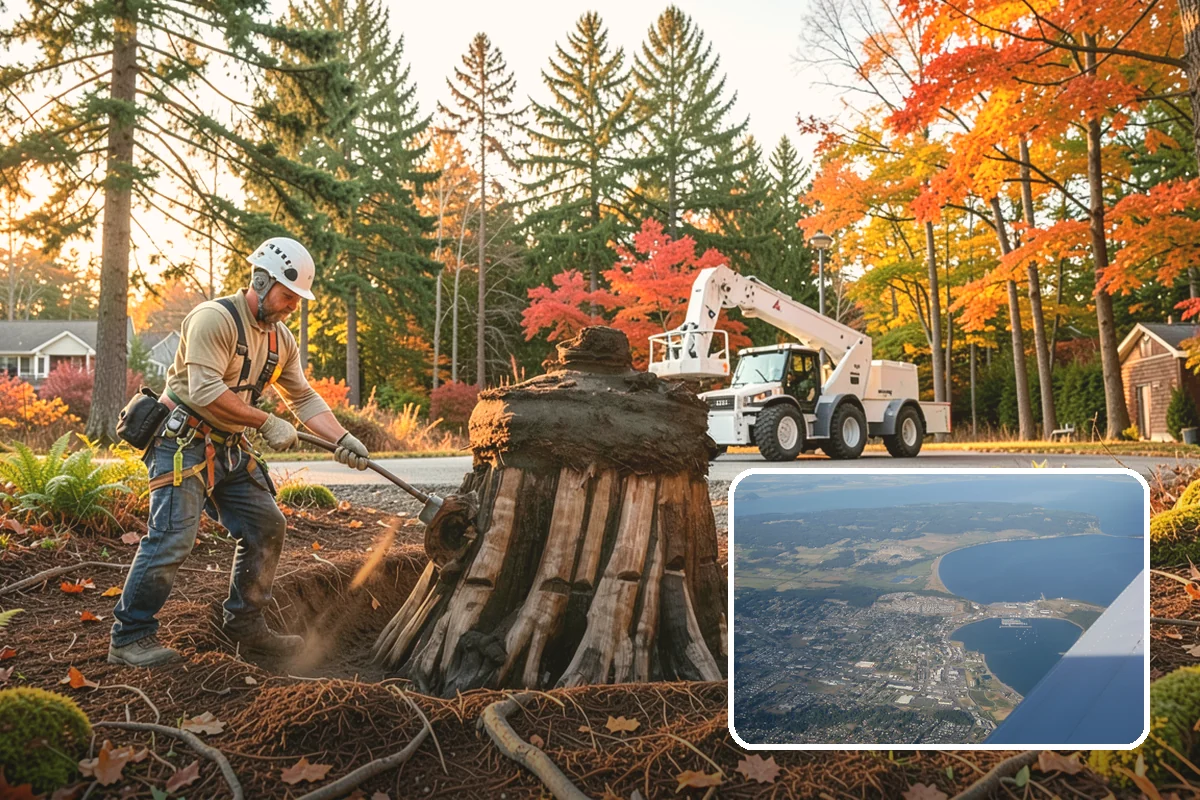 Dead tree removal in Oak Harbor, Island County, WA - Removes safety hazards and reduces liability