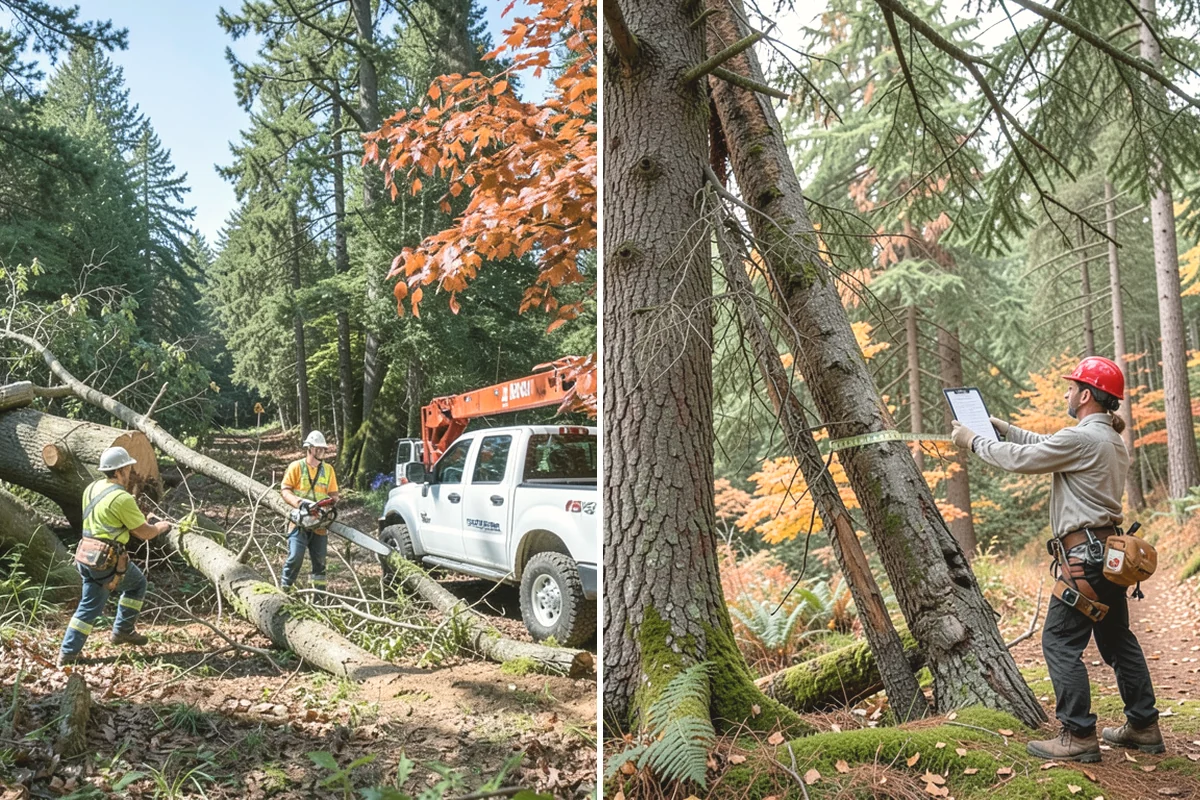 Dead tree removal in Oak Harbor, Island County, WA - On-site assessment and hazard evaluation