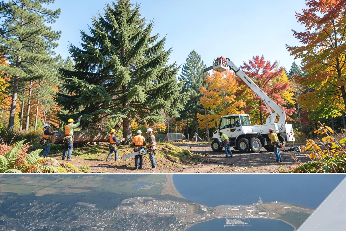 Dead tree removal in Oak Harbor, Island County, WA - In the Puget Sound climate, dead tree removal can be performed year-round but is often scheduled during dry seasons when frozen...