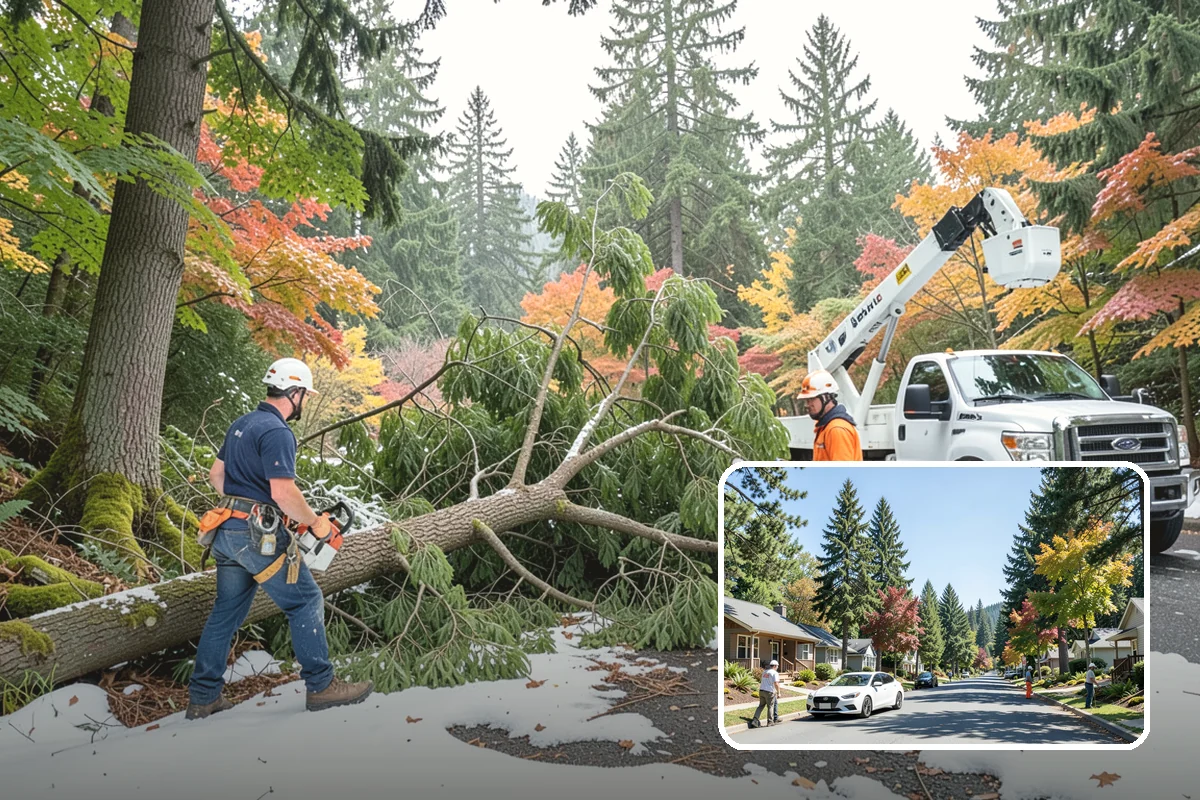 Dead tree removal in Orting, Pierce County, WA - Removes safety hazards and reduces liability