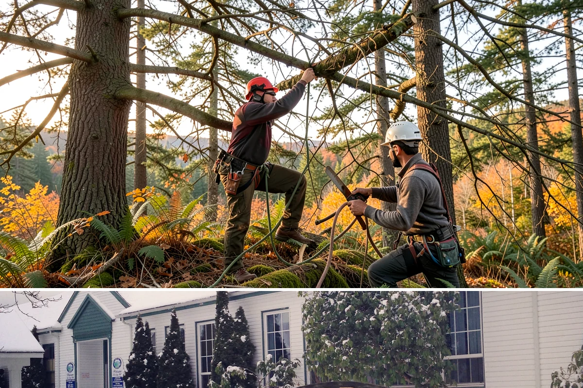 Dead tree removal in Pacific, King County, WA - In the Puget Sound climate, dead tree removal can be performed year-round but is often scheduled during dry seasons when frozen...
