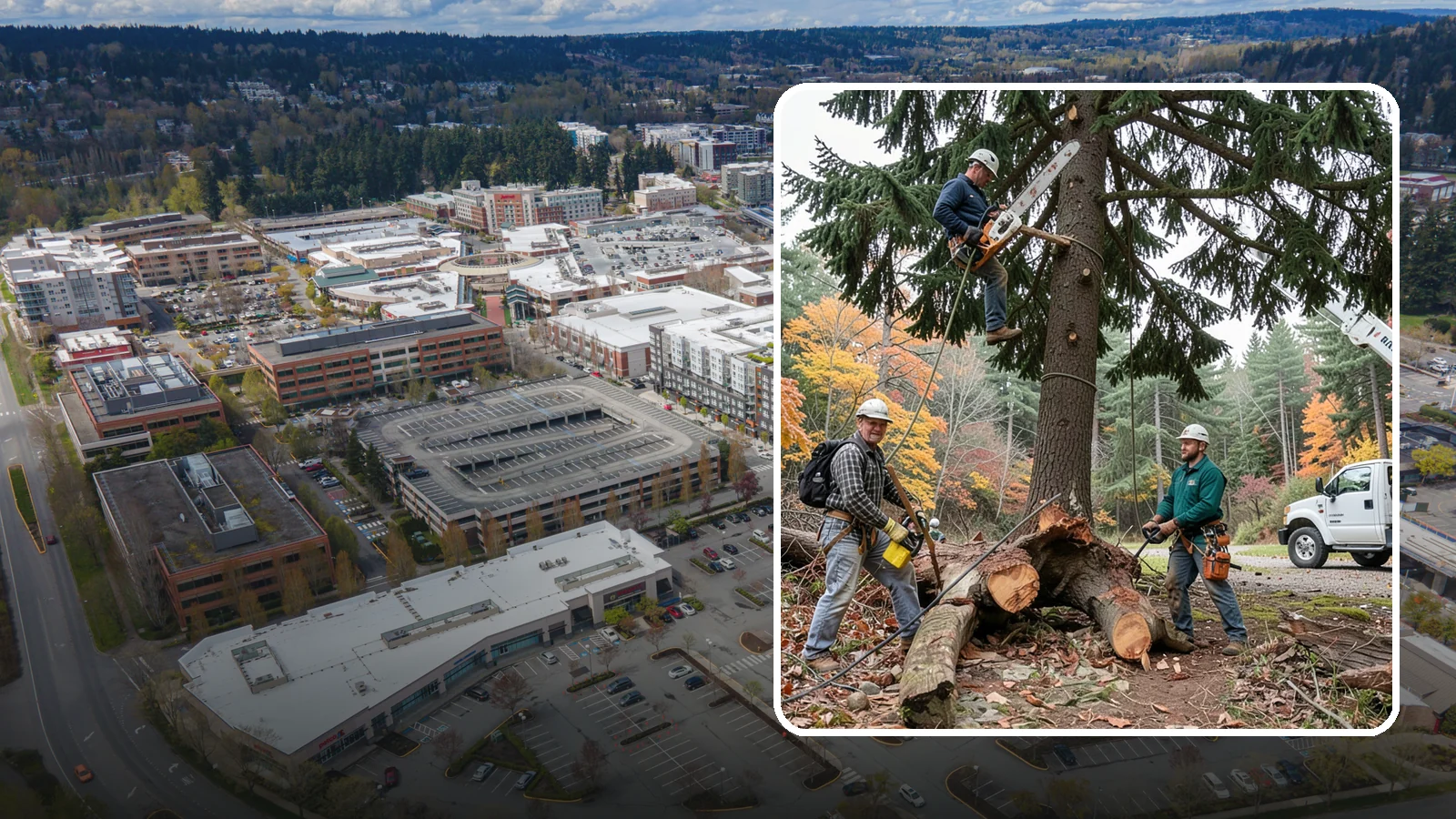 Dead tree removal in Redmond, King County, WA - The removal of dead trees that no longer have living tissue.