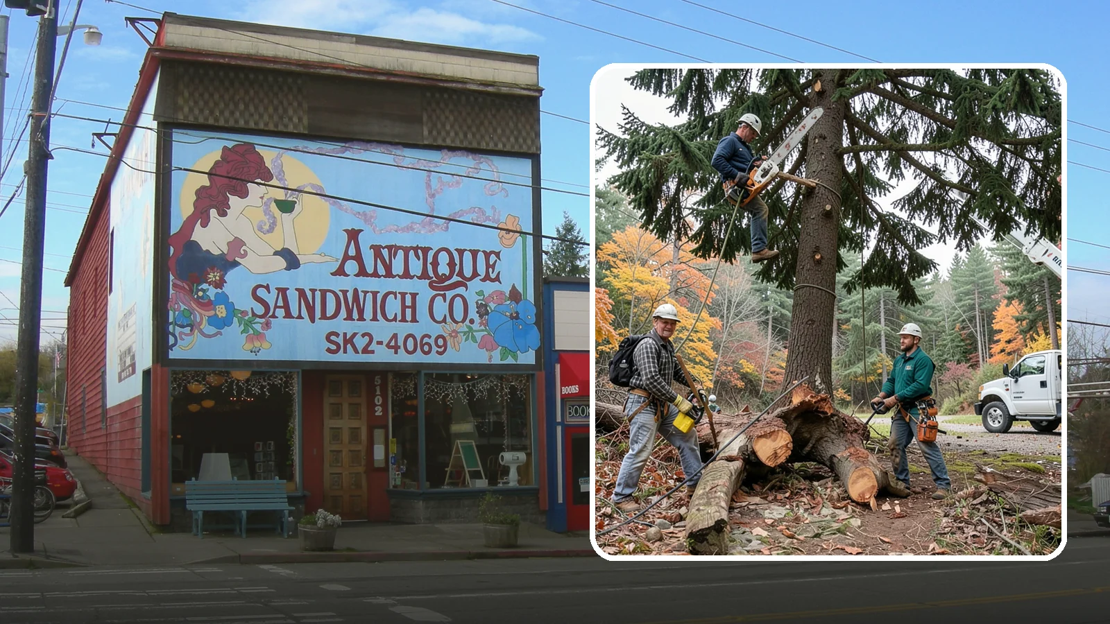 Dead tree removal in Ruston, Pierce County, WA - The removal of dead trees that no longer have living tissue.